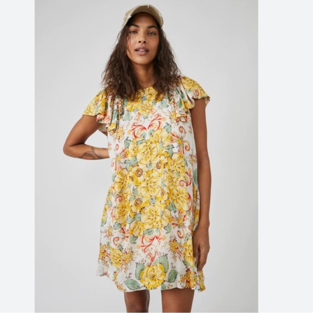 Floral Yellow Dress